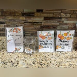 Parenting Tip Jar and Baby Shower Cards Set